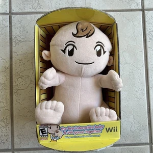 Nintendo Wii Babysitting Mama Baby Doll Stuffed Plush Majesco NO DIAPER NO GAME - Picture 1 of 9