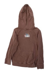 Kith Boys Cotton Floral Graphic Print Pullover Hoodie Brown Size 10/11 - Picture 1 of 3