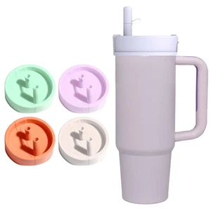 1Pcs Tumbler Straw Cover Lid Eco-friendly Water Bottle Accessories 40OZ Trendy - Picture 1 of 32