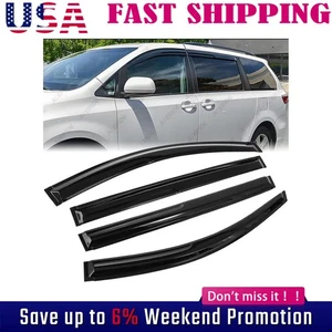 For Toyota Sienna 2004-2010 JDM Mugen Style Window Visors Rain Guards - Imagen 1 de 12