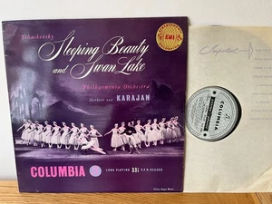 Columbia SAX 2306 ED1 Tchaikovsky Sleeping Beauty Swan Lake Karajan B/S NM - Picture 1 of 1