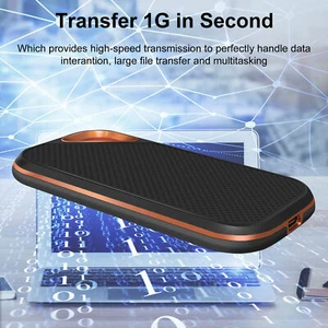 Upgrade 1-64TB Externe Festplatte Typ-C High-Speed Transfer für Win 7/8/10 Lot - Bild 1 von 30