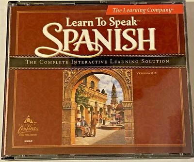 Spanish, The Learning Company, Learn To Speak Spanish, V, 8.0, 4 Disk Set, 1999 - Image 1 of 4
