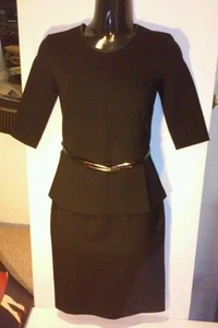 RAOUL Black contoured Rayon Spadex Dress size XS retails $485 - Picture 1 of 5