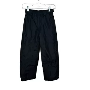 Pantaloni da neve Columbia ragazzo taglia 8 giovani neri pull on invernali - Foto 1 di 5