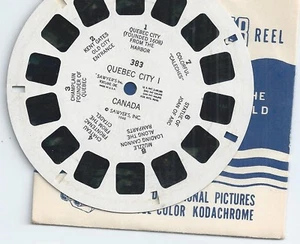 383 Quebec City I Canada 1948 View-master Reel - Picture 1 of 1