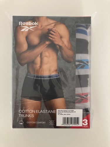 Reebok. Pack 3 bóxers. Talla M