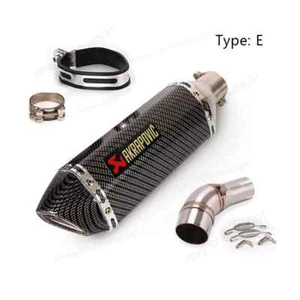 For Yamaha YZF R3 R25 MT-03 2014-2024 Exhaust System Mid Pipe Muffler Tips 51mm - Picture 1 of 5