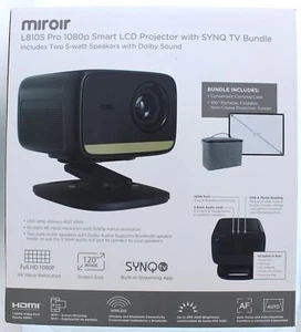 Miroir L810S Pro 1080p Smart LCD Projector With SYNQ TV Bundle - Picture 1 of 2