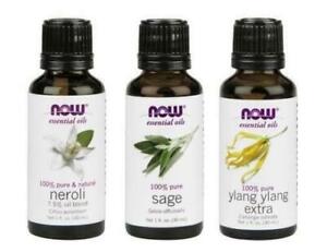 Now Essential Oils 3 Piece Set 30ml x 3 Made In USA. Select Scent