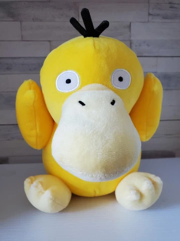 Hard to find Pokemon Yellow PSYDUCK 8" Plush Cover