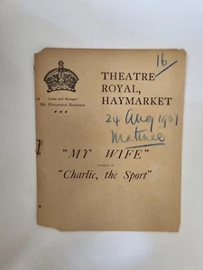 My Wife / Charlie The Sport - C Aubrey Smith Marie Loher Millie Legarde - Imagen 1 de 8