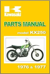 KAWASAKI Parts Manual KX250 KX250-A3 VMX 1976 & 1977 Replacement Spares Catalog - Picture 1 of 6