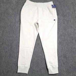 Champion Reverse Weave Jogger Heavyweight Fleece Sweatpants C Logo Gray Mens XL - Picture 1 of 11