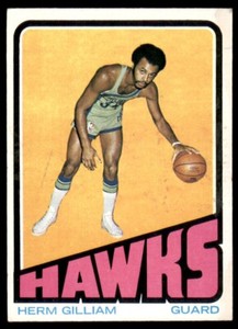 1972-73 Topps Basketball Herm Gilliam Atlanta Hawks #113