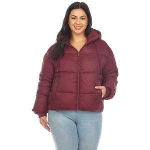Abrigo amortiguador bombardero con capucha con cremallera frontal completa talla grande - Imagen 1 de 59