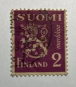 Suomi Finnland 2c Stempel gebraucht lila - Bild 1 von 2