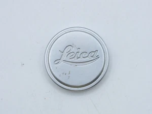 Vintage Leica E39 Metal Front Lens Cap Cover Silver Chrome for 39mm (B31-cap) - Picture 1 of 4