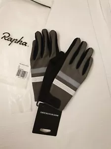 Rapha Brevet Reflective BLK Gloves Grey/Black Latest, Size LARGE New With Tags - Picture 1 of 4