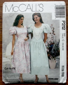 Vintage Neu McCALL's Misses Ballkleid Schnittmuster ungeschnitten Gr. 10 - 12 - 14 - Bild 1 von 5