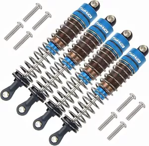 80mm 1/10 RC Oil filled Shock Absorbers kit for SCX10 Monster Car Axial Upgrade - Picture 1 of 6