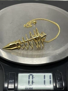 PÉNDULO P55 espiral dorada de 10"" de 1,1 oz - Imagen 1 de 4
