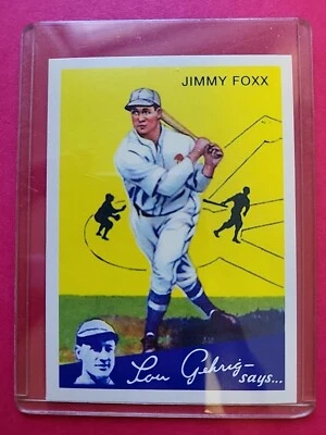 Jimmie Foxx 2011 Topps "1934 Goudey Reprint" CMGR-15 - Image 1 of 2