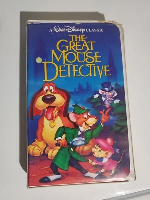 DISNEY'S CLASSIC THE GREAT MOUSE DETECTIVE (BLACK DIAMOND) (VHS, 1992, # 1360) - Image 1 of 4