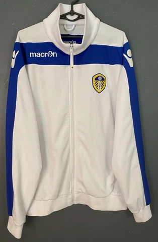 MEN'S MACRON FC LEEDS UNITED 2013/2014 TRAINING JACKET SOCCER FOOTBALL SIZE XL Cover