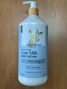 PURE GOODS ~ ULTRA HYDRATING Goat Milk & Honey BODY LOTION 907ml - Picture 1 of 2