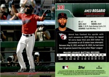 AMED ROSARIO 2022 Topps Stadium Club Baseball Card #243 CLEVELAND GUARDIANS