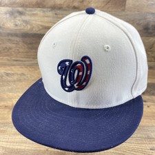 Washington Nationals New Era 59FIFTY Stars and Stripes 4th of July Fitted 7 1/8