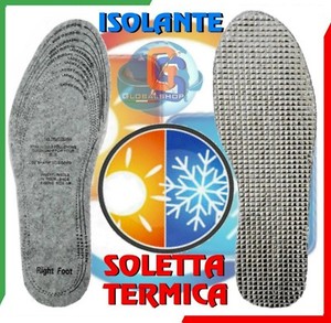 solette termiche per scarpe
