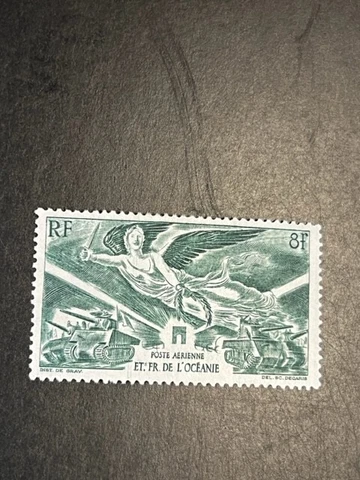 French Polynesia stamp C10 MH Cover