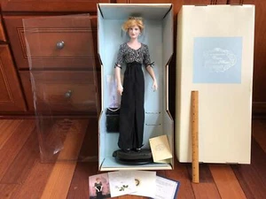 MUÑECA DE PORCELANA FRANKLIN COMO NUEVA Princesa Diana Princesa de la Nobleza - Imagen 1 de 11