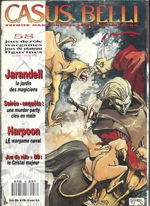 JDR JEU DE ROLE CASUS BELLI V1 N°58 JUILLET AOUT 1990 ENCART INCLUS DETACHE - Imagen 1 de 1