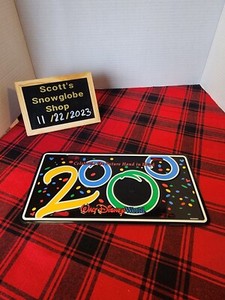 Walt Disney World Celebrate the Future Hand in Hand 2000 Metal License Plate