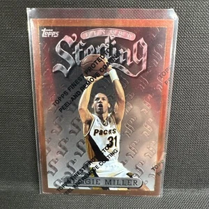 1996-97 Topps Finest Sterling Reggie Miller Indiana Pacers Basketball #30 A2Q - Picture 1 of 2