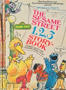 The Sesame Street 1,2,3 Story Book Vintage children's books 1973 hardcover Rare - Bild 1 von 12