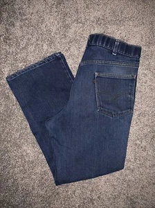 Stivali Levi’s 547 vintage anni 80 da uomo taglia 38X30 USA taglio tab nero - Foto 1 di 11
