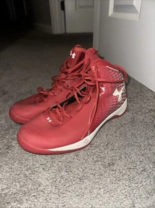 Under Armour Clutchfit Micro G rot Hightop Basketballschuhe Herren USA 9 - Bild 1 von 4