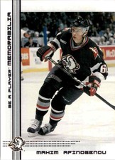 2000-01 Be A Player Memorabilia Maxim Afinogenov #64