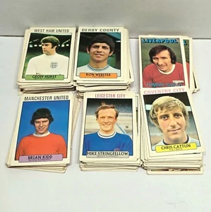 A lot of 160 A&BC Football Gum Quiz Cards from 70s - 1972 1973 - Picture 1 of 17