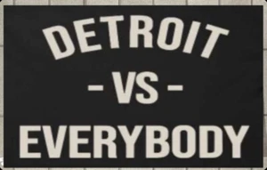 Detroit Vs Everybody Football Flag FREE SHIP Lions Coach Campbell Beer USA 3x5’ - Picture 1 of 1
