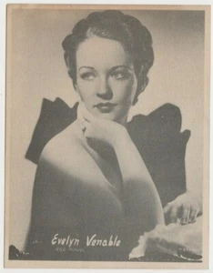 Tarjeta coleccionable grande Evelyn Venable alrededor de 1935 similar a las ediciones anteriores de Kashin - Imagen 1 de 2