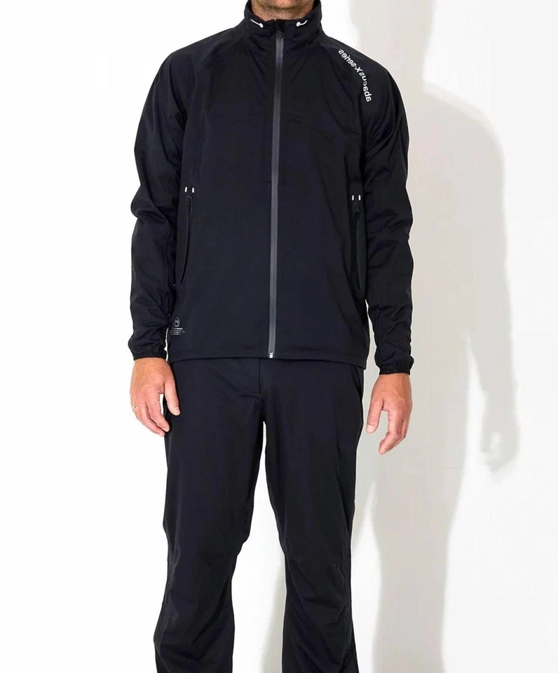 Abacus Sportswear Us Pitch 37.5 Waterproof Golf Jacket Onyx Black - Image 1 of 1