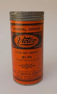 Vintage antike Victor Foto Flash Pulverdose James H Smith & Sons Co - Bild 1 von 8