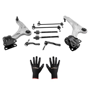 8pcs Front Lower Control Arm w/Ball Joints Sway Bar Links for Ford Fusion 13- 17 - Foto 1 di 9