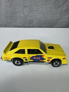 Vintage 1978 Hot Wheels Yellow Flat Out 442 Blackwall Hong Kong NM Olds Cutlass - Picture 1 of 6
