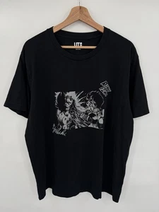 Uniqlo Riki Ishi Yobuki Schwarz Kurzarm Grafik T-Shirt Herren Gr. XL - Bild 1 von 6